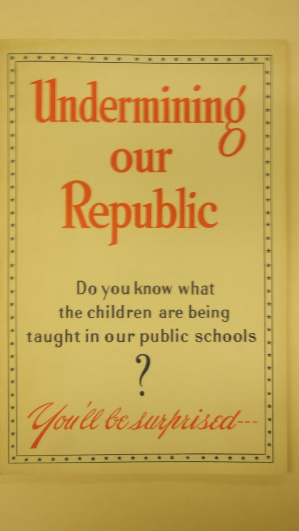 The 1941 report from the Guardians of American Education. Does Prof. Coyne really want to join this team?