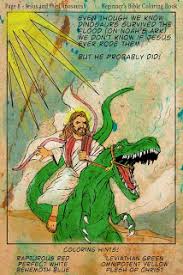 Jesus on a dinosaur.jpg 1