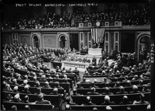 wilson addressing congress